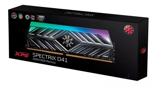 DDR4 16GB 3200MHZ ADATA XPG SPECTRIX D41 RGB / AX4U320016G16A-ST41